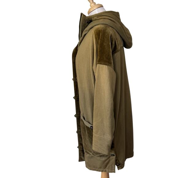 NICHOLAS K Cheyenne Sweatshirt Jacket in Spruce Green Size XS - Picture 6 of 15